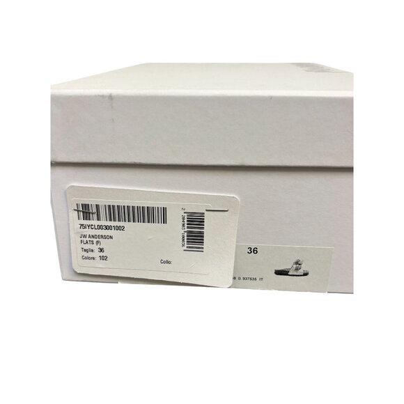 JW Anderson Cream & Gold Chain Slides 5.5 - Picture 10 of 11